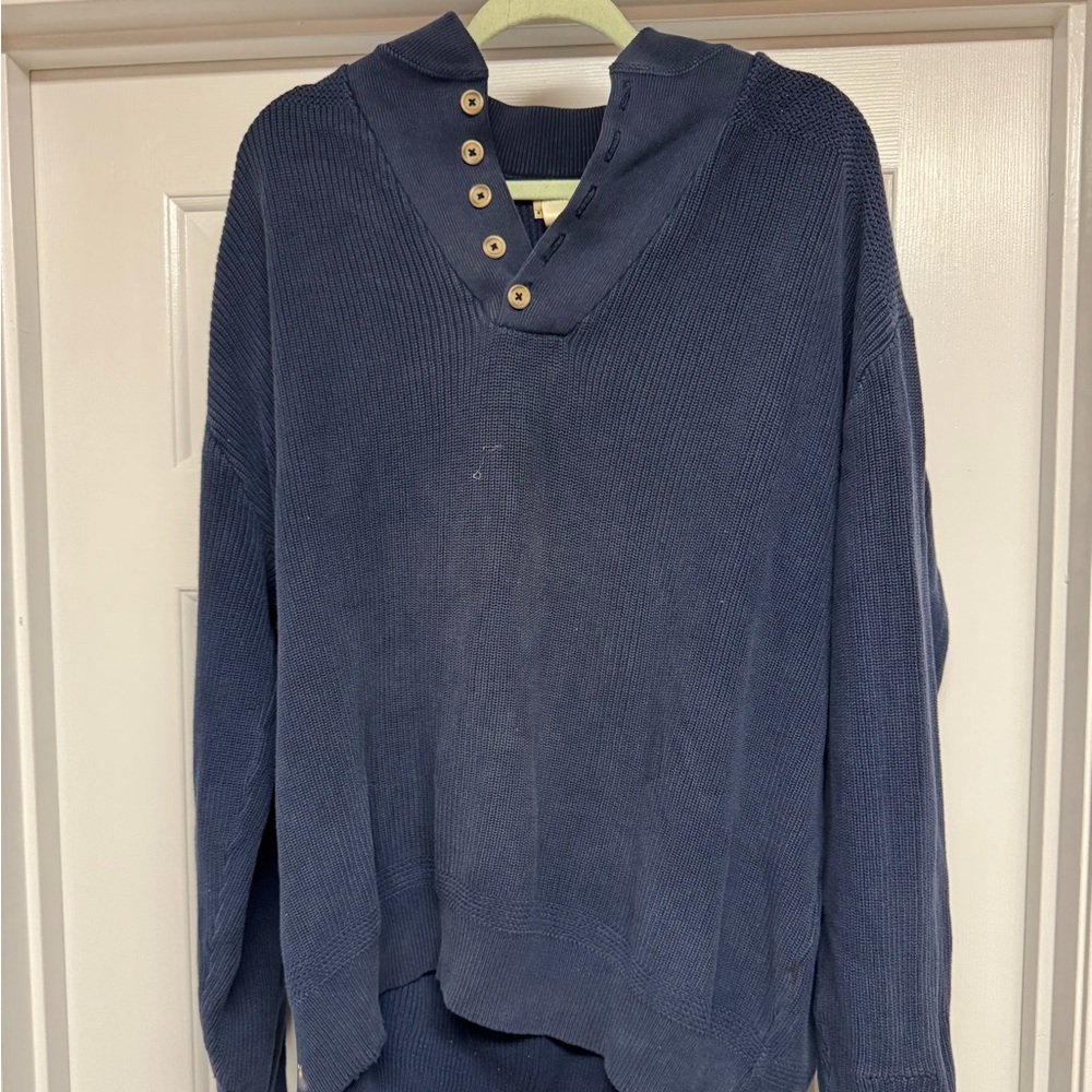 Vintage Navy blue LL bean sweater